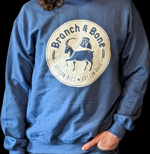 Crew Neck - Indigo Blue CIRCLE LOGO