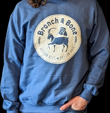 Crew Neck - Indigo Blue CIRCLE LOGO