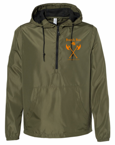 Windbreaker Army Green Pullover