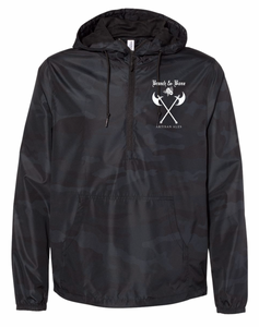 Windbreaker Black Camo Pullover