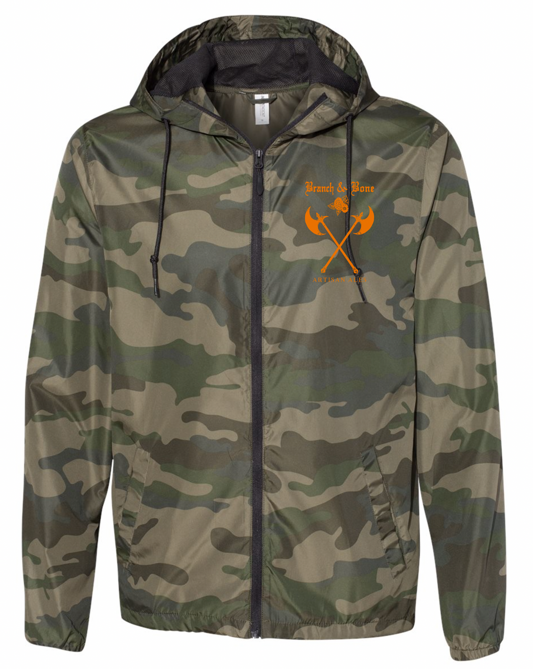 Windbreaker Forest Camo Full-Zip